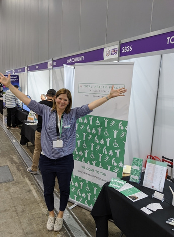 Sherrie at the Melbourne Disability Expo in 2019.  